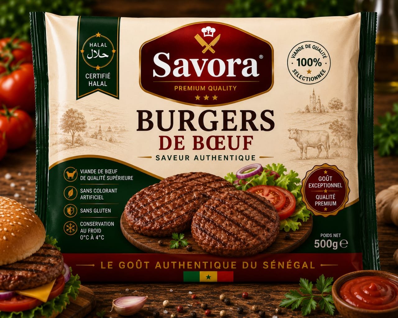 Burgers de bœuf